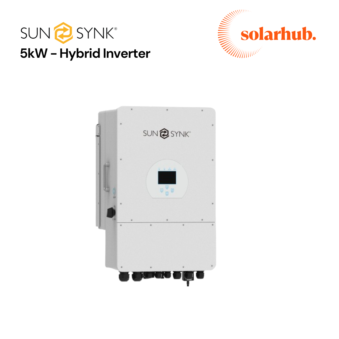 SunSynk 5kW Single Phase Hybrid Inverter (2 MPPT)