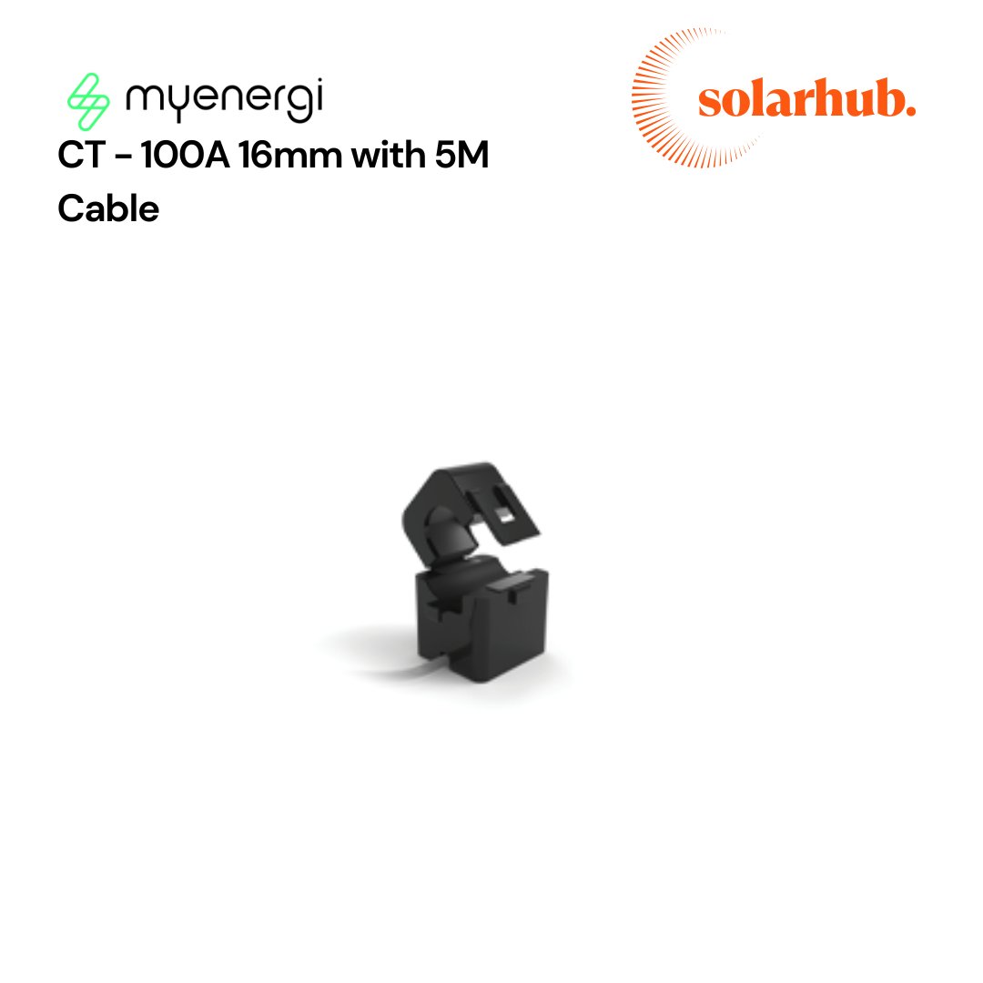 myenergi Current Transformer with 5m cable (100A 16mm) CT