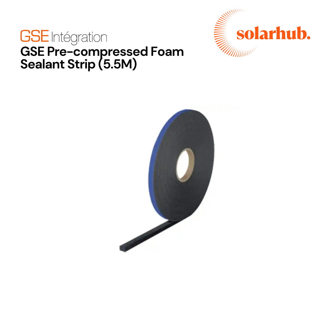 GSE Pre-compressed Foam Sealant Strip (5.5M)