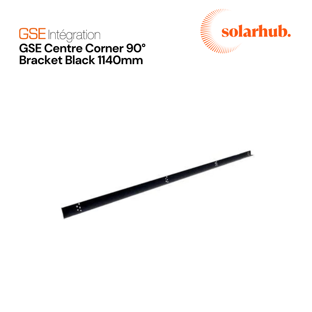GSE Centre Corner 90° Bracket Black 1140mm
