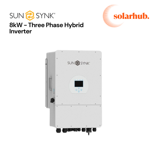 SunSynk 8kW Three Phase Hybrid Inverter (2 MPPT)