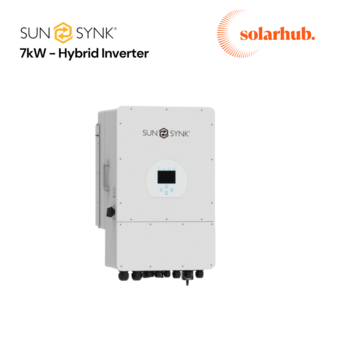 SunSynk 7kW Single Phase Hybrid Inverter (2 MPPT)