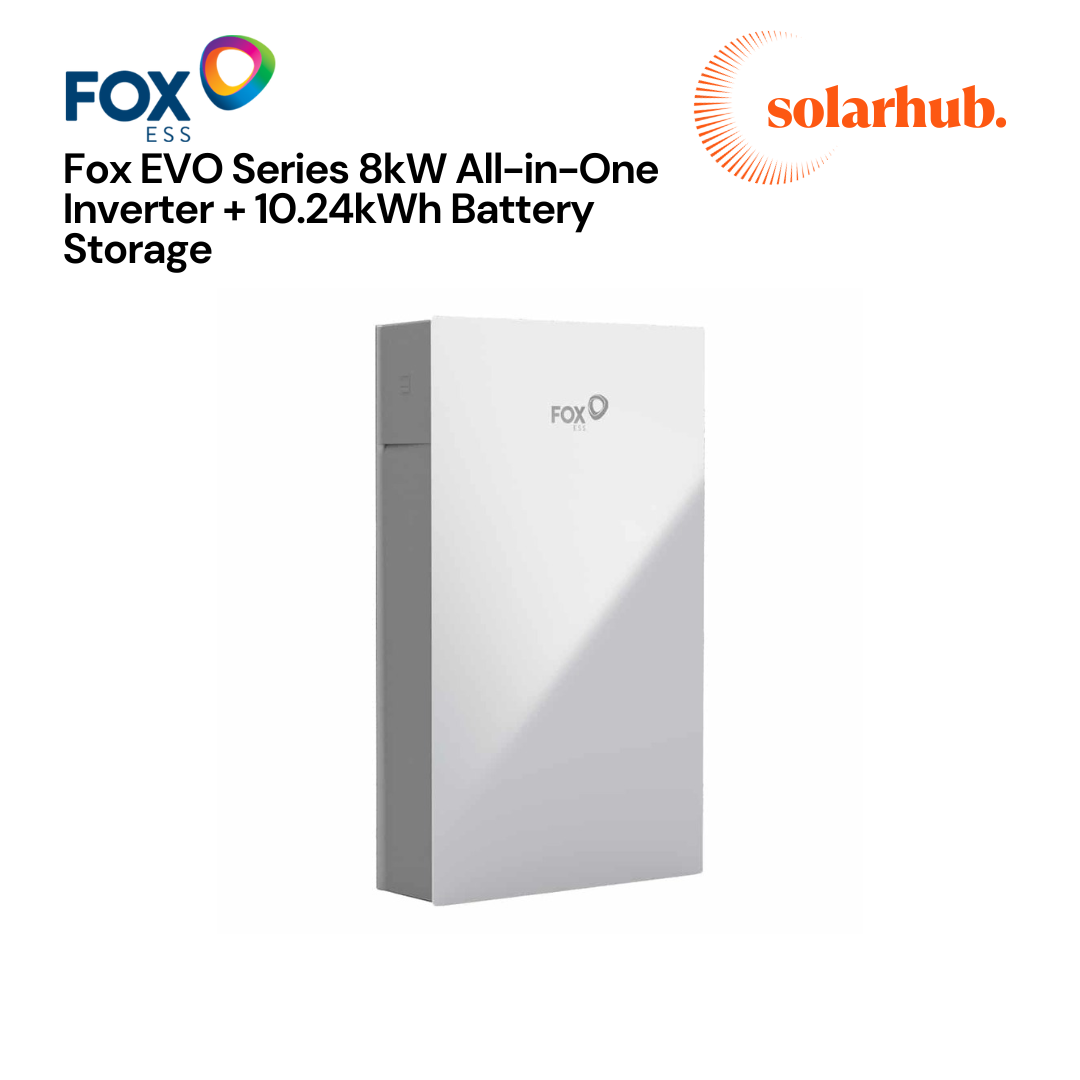 Fox EVO Series 8kW All-in-One Inverter + 10.24kWh Battery Storage - EVO10-8H
