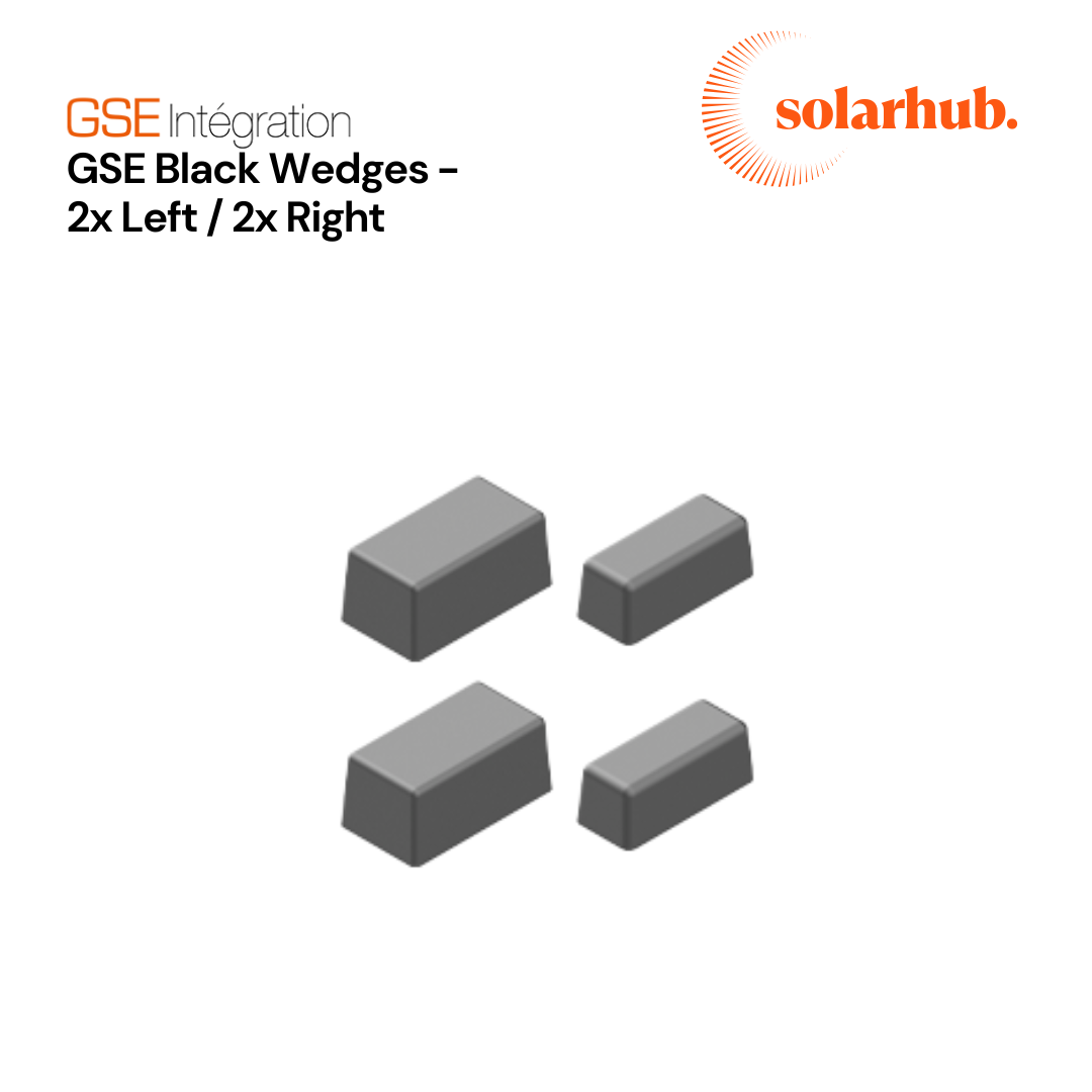 GSE Clamp Black Wedges Twin Pack ( 2x Left / 2x Right )