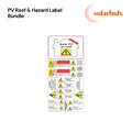 PV Roof & Hazard Label Bundle