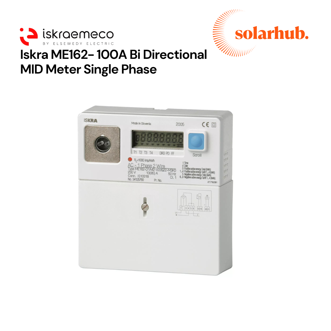 Iskra ME162 Single Phase MID Generation Meter