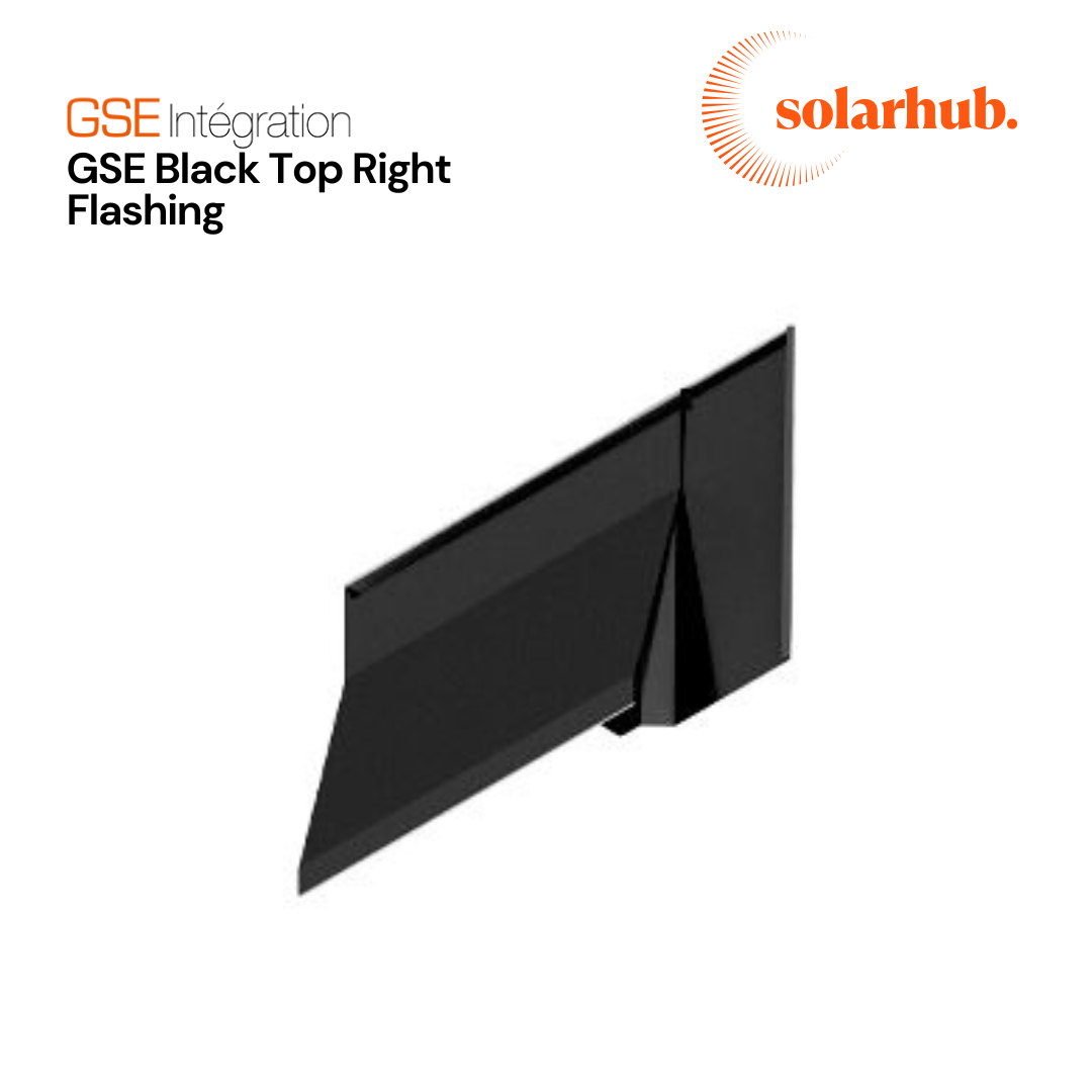 GSE Black Top Right Flashing