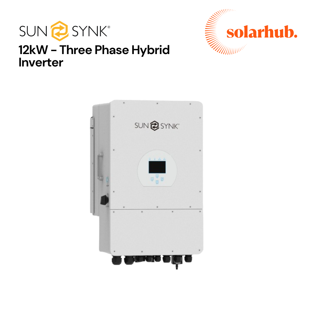 SunSynk 12kW Three Phase Hybrid Inverter (2+1 MPPT)