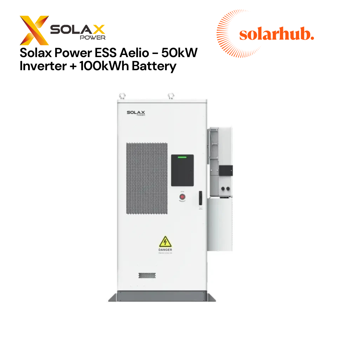 Solax Power ESS-AELIO - Aelio 50kW Hybrid Inverter and 100kWh Battery