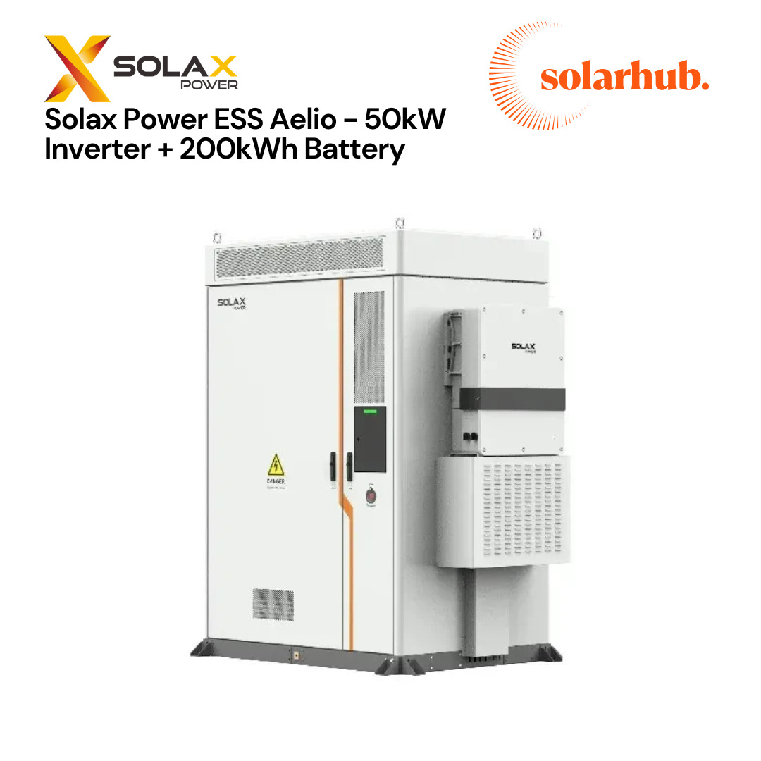 Solax Power ESS-AELIO - Aelio 50kW Hybrid Inverter and 200kWh Battery