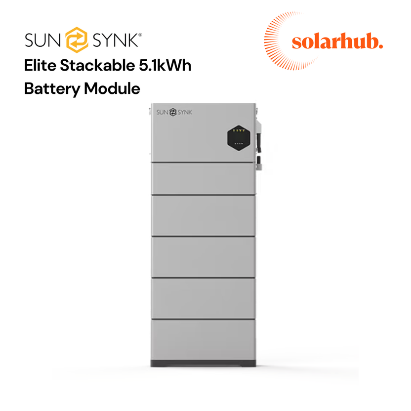 SunSynk Elite Stackable 5.1kWh Battery Module – Solar Hub