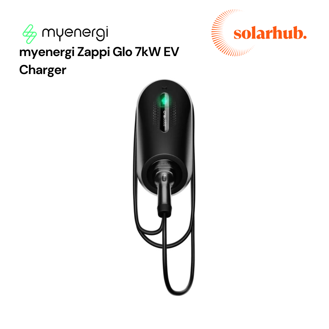 Zappi Glo EV Charger 7kW Tethered 6.5M Lead