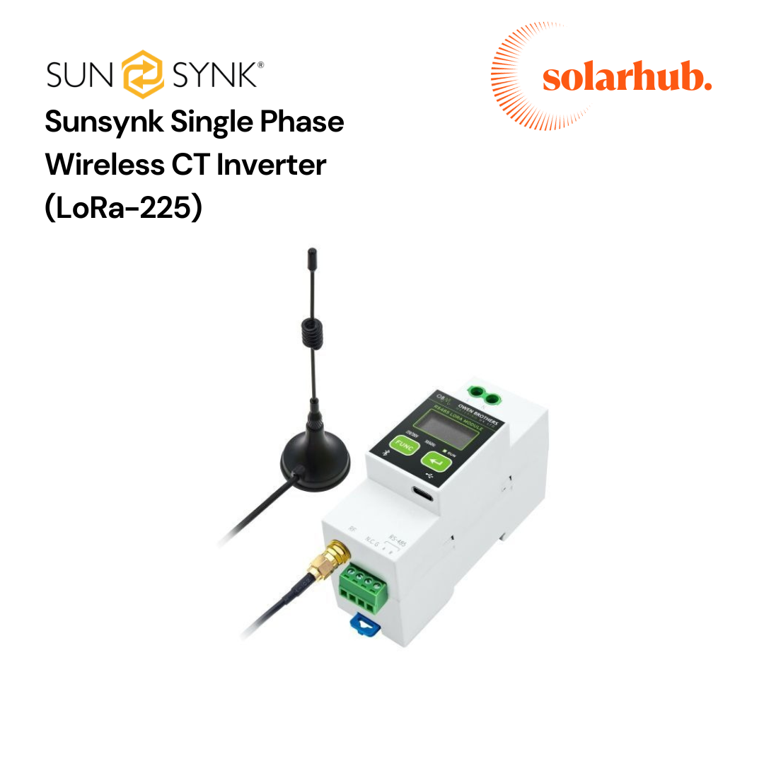 Sunsynk Single Phase Wireless CT Inverter (LoRa-225)
