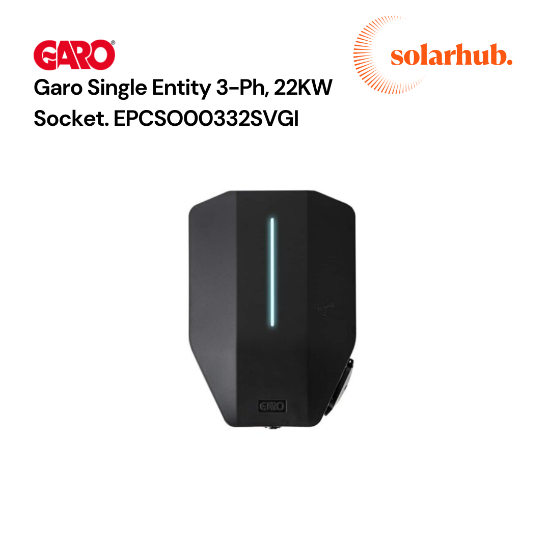 Garo Single Entity 3-Ph, 22KW Socket 4G MID Metering & Payment Functionality EPCSO00332SVGI